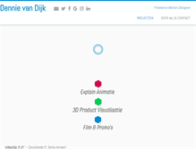 Tablet Screenshot of dennievandijk.com